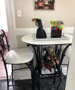 WineOvation Electric Gun Wine Opener (Silver) - Open your Wine Bottle fast and without hassle - Best Electronic Automatic Corkscrew for Gun Enthusiasts and Wine Lovers - Rechargeable Battery Operated a_Wine Gun Silver 40 71Rx9EuT5wL