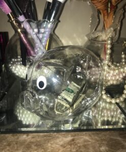 Windy City Novelties Small Educational Kids Clear Plastic Piggy Banks 34 71Rxp9jZOL