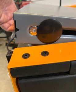 Bora Portamate - PM-8000 Miter Saw Stand Work Station | Mobile Rolling Table Top Workbench | Orange & Grey with Folding Wing Extensions Orange/Black 69 71RxsMvIL 1