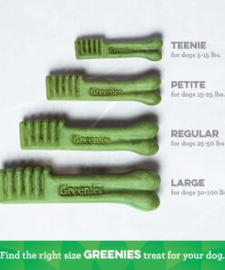 GREENIES Original Large Natural Dog Dental Care Chews Oral Health Dog Treats, 27 oz. Pack (17 Treats) 1.68 Pound (Pack of 1) 21 71RyMFAytSL 4