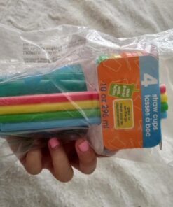 The First Years Take & Toss Straw Cup, Boy, 10 oz, Multicolor, 4 Count Classic Rainbow 4 Count (Pack of 1) 44 71Ryl trcL