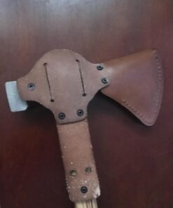 CRKT Woods Chogan Tomahawk Sheath: Full Grained Leather, Multiple Snaps, Belt Loops for Secure Carry of T-Hawk, for Use 2730 D2730 24 71Rz3rd FeL