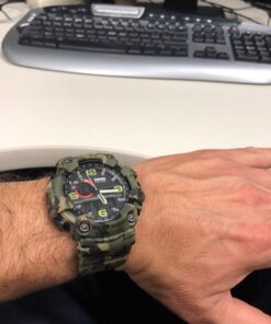 Gosasa Men's Watches Multi Function Military S-Shock Sports Watch LED Digital Waterproof Alarm Watches… A _1520_camouflage&green 40 71RzTOIfWL