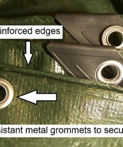 Amazon Basics Waterproof Camping Tarp 9.5' X 11.3' 22 71S gvJQLL