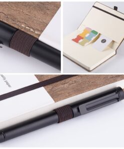 Lemome Thick Notebook - Eco-Friendly Natural Cork Hardcover Writing Notebook with Pen Loop & Premium Thick Paper + Page Dividers Gifts, A5 (5x8) Bound Notebook 31 71S ylm405L