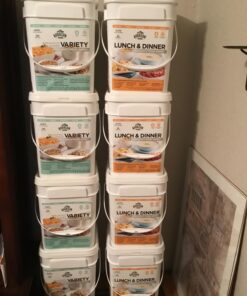 Augason Farms Lunch and Dinner Variety Pail Emergency Food Supply 4-Gallon Pail 42 71S0DIPbKLL