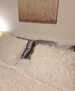 Bedsure Satin Pillowcase for Hair and Skin Queen - Silver Grey Silky Pillowcase 20x30 Inches - Set of 2 with Envelope Closure, Similar to Silk Pillow Cases, Gifts for Women Men 01 - Silver Grey Queen (20" x 30") 26 71S0ERJuMAL