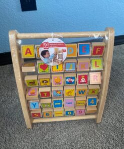 Hape Alphabet Abacus, L: 10, W: 4.7, H: 12.6 inch 39 71S0qHiB1RL