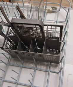 Qualtex Dishwasher Cutlery Silverware Basket Holder Grey, 9 5/16 X 5 1/4 X 9 3/4 Inches 19 71S18IBqJML