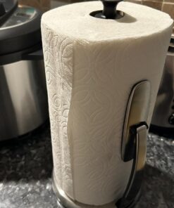 OXO Good Grips SimplyTear Paper Towel Holder - Stainless Steel (Silver & Black) 44 71S1MzHuTwL 4