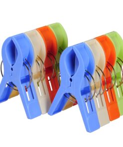 Alternative view of Beach Towel Clips, ECROCY Towel Clips for Chairs on Cruise, 8 Pack Large Clips Clamps,Clothes Pegs,Beach Towel Holder to Keep Your Towel from Blowing Away,Heavy Duty and in Bright Colors Medium-1