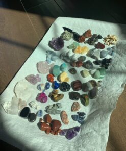 DANCING BEAR Rock, Mineral & Geodes Treasure Hunt Activity Kit (200 Pc Set) Real Shark Teeth Fossils, ID Sheet & Rock Book, STEM Rock, Mineral & Geodes Collection 54 71S1nxIVAhL