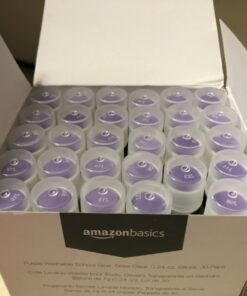 Amazon Basics Purple Washable School Glue Sticks, Dries Clear, 0.24-oz Stick, 30-Pack Small 17 71S22X74hpL