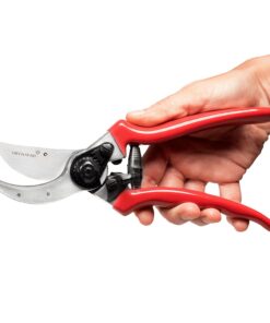 Carbon Steel Bypass Garden Shears - Ultra Sharp Blades with Safety Lock & Comfort Grip - Hand Trimmer with Sap Groove Easily Cuts Through Branches & Stems for Indoor & Outdoor Use 40 71S27DlVciL