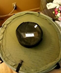 iPower GLDRYRD2L4 4Layer Green Mesh Hanging Herb Drying Rack Heavy Duty Ring for Hydroponic Plant, Free Storage Bag and Hook Included, 2Ft 4-Layer 17 71S2Beo4h2L