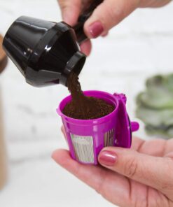 Perfect Pod EZ-Scoop | 2-in-1 Coffee Scoop and Funnel for Single-Serve Refillable Capsules, 2 Tablespoon Portioned Coffee Scooper 1 Pack 29 71S2k5hZMRL