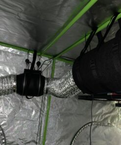 VIVOSUN 2-Pack 6 Inch 8 Feet Non-Insulated Flex Air Aluminum Ducting Dryer Vent Hose for HVAC Ventilation, 4 Clamps Included 6" x 8FT 45 71S4MEC8g L