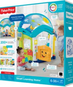 Fisher-Price Laugh & Learn Baby & Toddler Playset Smart Learning Home Interactive Playhouse with Smart Stages Content for Ages 6+ Months (Amazon Exclusive) 24 71S4oTtj KL