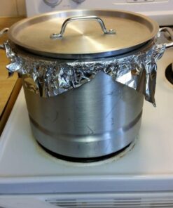 IMUSA USA Aluminum Tamale and Steamer Steamer Pot 20-Quart, Silver 15 71S7CQiLnEL