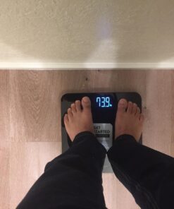 Greater Goods Digital Weight Bathroom Scale, Shine-Through Display, Accurate Glass Scale, Non-Slip & Scratch Resistant, Body Weight (Black) Basic, Black 40 71S7Z9BrUZL 5