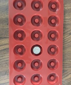 Ozera Silicone Mini Donut Pan, 18 Cavity Doughnut Baking Mold Tray - Muffin Cups, Cake Mold, Biscuit Mold 36 71S7hptqGrL