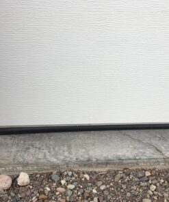 BOWSEN Garage Door Bottom Seals Weatherproof Weatherstrip Threshold Buffering Sealing High Performance EPDM Rubber Weather Resistance Gasket Black 1/4 Inch T-End, 16FT Long 16 FT Black (1/4" T-Channel End) 45 71S8DPfTrfL