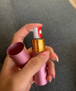 SABRE Lipstick Pepper Spray, Protect Against Multiple Threats with 12 Bursts, UV Marking Dye, The Most Discreet Pepper Spray Design, Pink 48 71S8ST8eQxL