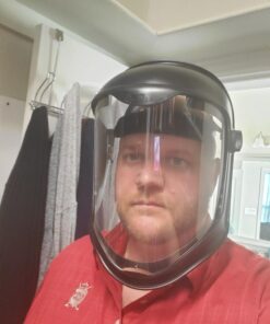 UVEX by Honeywell Bionic Face Shield with Clear Polycarbonate Visor (S8500) 85 71S9SMFUY0L