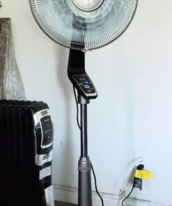 Rowenta VU5550 Turbo Silence Oscillating Fan, Standing Fan, 4 Speed Fan with Remote Control Turbo silence 4 speed fan 43 71S9SV8uvvL