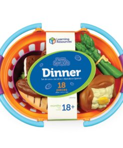 Learning Resources New Sprouts Dinner Food Basket - 18 Pieces, Ages 18+ Months Pretend Play Food for Toddlers, Preschool Learning Toys, Kitchen Play Toys for Kids 34 71S9xacYCpL