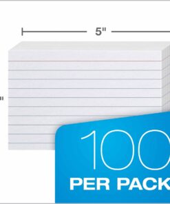 Oxford 31EE Ruled Index Cards, 3" x 5", White, 1,000 Cards (10 Packs of 100) (31) 3 x 5, 1000 Count 25 71S9yfDJsKL