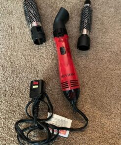 Revlon 1200W Perfect Style Hot Air Kit | Style, Curl, and Volumize, 3 Piece Set Black 33 71SABgTUomL