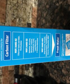 SAMSUNG Genuine Filter for Refrigerator Water and Ice, Carbon Block Filtration for Clean, Clear Drinking Water, 6-Month Life, HAF-CIN/EXP, 1 Pack 48 71SBDknqwuL