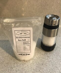 AZZUTORK Premium Gourmet White Mediterranean Sea Salt (10 Oz Grinder Grade - Coarse) in Re-Sealable Refill Bag ~Kosher Certified~ Loved by Chefs Everywhere! Non-GMO 15 71SBW0azMKL
