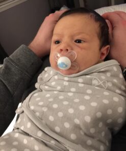 SwaddleMe Original Swaddle – Size Small, 0-3 Months, 2-Pack (Grey Dot Stripe) Grey Dot Stripe 20 71SBgUb 4DL