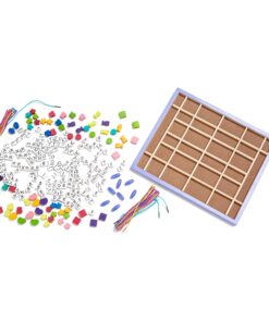Melissa & Doug Created by Me! Alphabet Beads Deluxe Wooden Stringing Beads, 200+ Beads and 8 Laces for Jewelry-Making 14 71SBuSxvvuL