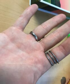 AZYOUNG 316L Stainless Steel Pirate Octopus Ring Tentacles Black S-shaped One Size Opening Ring 28 71SC94Mgz2L