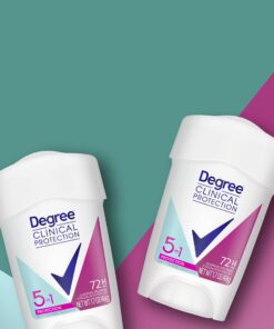 Degree Clinical Protection Antiperspirant Deodorant 72-Hour Sweat & Odor Protection 5-in-1 Antiperspirant for Women 1.7 oz 37 71SDrfgeAQL