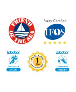 WHC, UnoCardio 1000 Fish Oil, 1300 mg of Pure Triglyceride Fish Oil with Omega-3 (1180 mg), 665 mg EPA and 445 mg DHA and 25 mcg (1000 IU) Vitamin D3 per softgel, Natural Orange, 60 softgels 23 71SFhyj1eWL