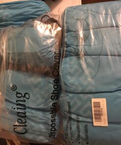 Cleaing Disposable Boot & Shoe Covers Non Slip 100 Pack (50 pairs) for Indoors Fit Shoe Sizes Women's 7 to Men's 12 Large / 50 Pairs 44 71SG9Dlo0OL