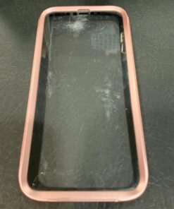 i-Blason Cosmo Full-Body Bumper Case with Built-in Screen Protector for iPhone XR 2018 Release, Pink Marble, 6.1" 38 71SGJaeijmL