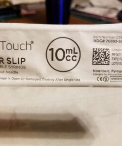Care Touch 10ml Syringe with Luer Slip Tip - 100 Sterile Syringes – No Needle Great for Dispensing Oral Medicine and Home Care 10mL - 100 Count 44 71SGqYO3vYL