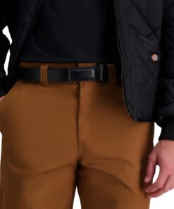 Dickies Men's No-Scratch Leather Mechanic Belt X-Large (42-44) Black 14 71SHi HVfhL