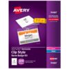 Avery Clip Name Badges, Print or Write, 2.25" x 3.5", 100 Inserts & Badge Holders with Clips (74461) 1 Pack 51 71SIucyR0UL