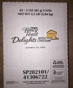 Purina Fancy Feast Grilled Gravy Wet Cat Food, Delights Grilled Tuna & Cheddar Cheese Feast - (24) 3 oz. Cans Cheddar Delights in Gravy 3.00 Ounce (Pack of 24) 42 71SIy0Ci1IL 1