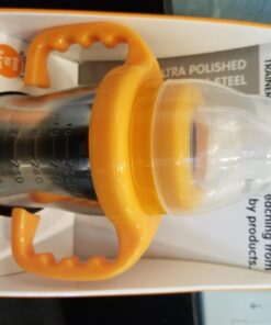 Thinkbaby Baby Bottle to Sippy Conversion Kit, Orange 16 71SJQKp33sL
