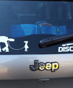 Girl Walking Robot Sticker Decal Notebook Car Laptop 8" x 4" (White) 38 71SJwWGgnDL