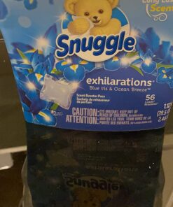 Snuggle Exhilarations In Wash Laundry Scent Booster Pacs, Blue Iris & Ocean Breeze, 56 Count 56 Count (Pack of 1) 33 71SKPtWsDRL 2