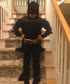 Rubie's Child's Dark Knight Rises Deluxe Muscle Chest Batman Costume with Mask, Small 32 71SL2xvv26L