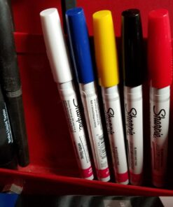 SHARPIE Oil-Based Paint Markers, Fine Point, Assorted Colors, 5 Count - Great for Rock Painting Classic Assorted 5 Count (Pack of 1) Fine Tip 38 71SLVAFnzKL
